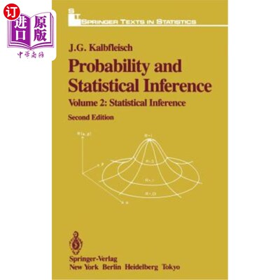 海外直订Probability and Statistical Inference: Volume 2: Statistical Inference 概率和统计推断:卷2:统计推断