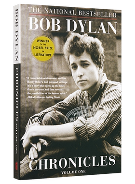 【中商原版】鲍勃迪伦传自传 英文原版 Chronicles Bob Dylan 沿着公路直行