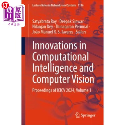 海外直订Innovations in Computational Intelligence and Co... 计算智能和计算机视觉的创新