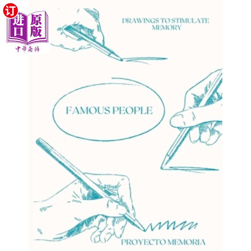海外直订Famous People: Drawings to Stimulate Memory 名人:绘画刺激记忆