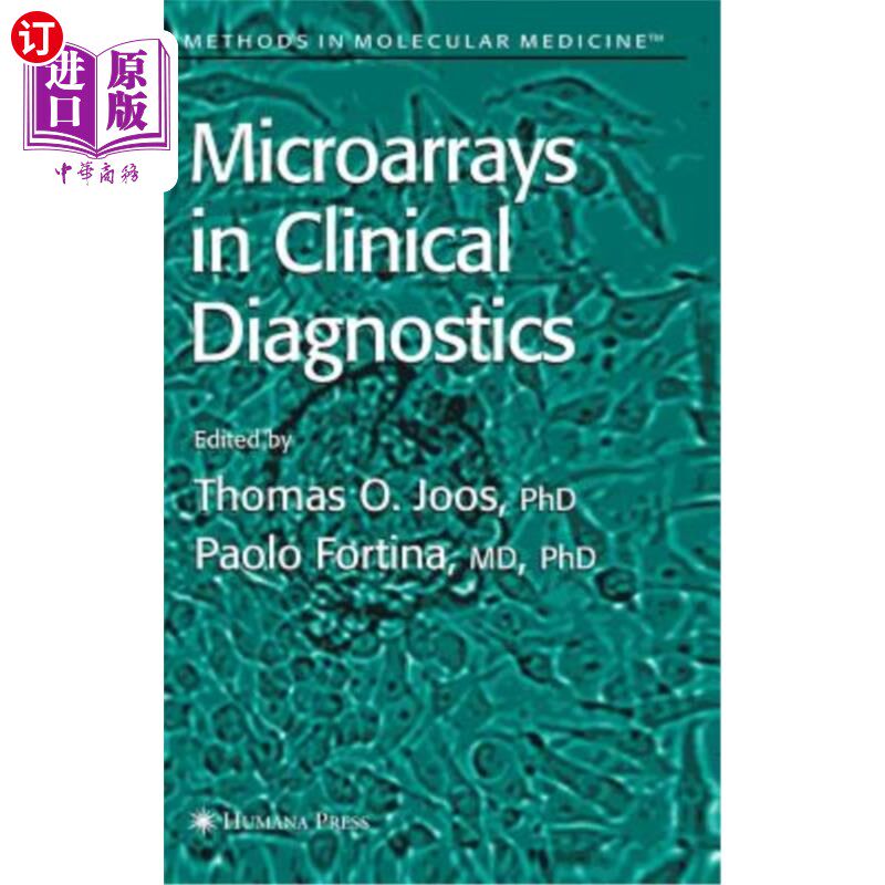 海外直订医药图书Microarrays in Clinical Diagnostics 微阵列在临床诊断