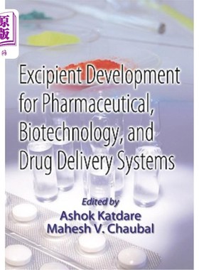 海外直订医药图书Excipient Development for Pharmaceutical, Biotechnology, and Drug Delivery Syste 制药，生物技术和药