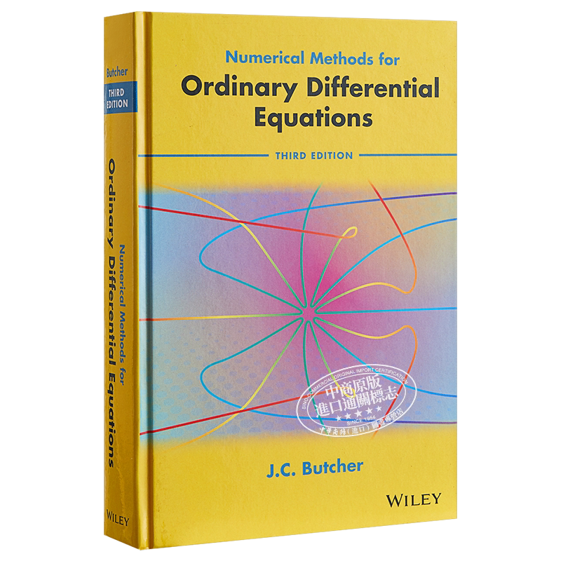 Numerical Methods For Ordinary Differential Equations 3E 英文原版 常微分方程的数值方法 第3版 John Butcher【中商原版