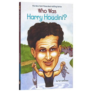 现货 【中商原版】哈利·胡迪尼是谁?英文原版 Who Was Harry Houdini? 历史名人 人物科普 6-12岁