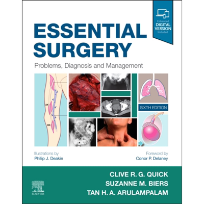 基本手术 第6版 英文原版 Essential Surgery 英国MRCS考试课程 Clive Quick Suzanne Biers Tan Arulampalam【中商原版】Els
