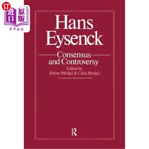 海外直订Hans Eysenck: Consensus and Controversy 汉斯·艾森克:共识与争议
