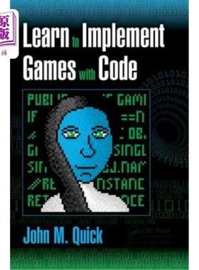 海外直订Learn to Implement Games with Code 学习用代码执行游戏