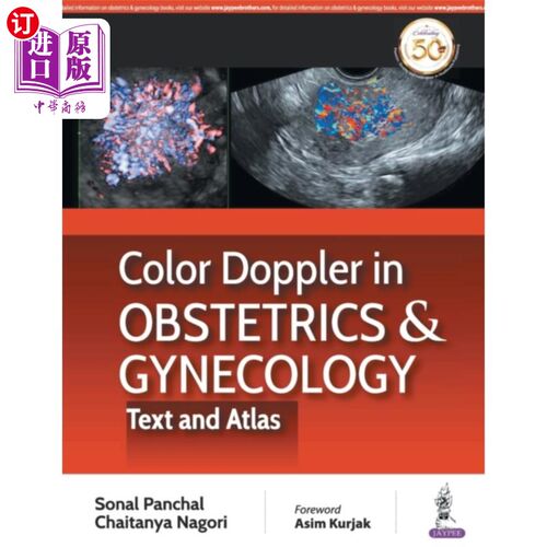 海外直订医药图书Color Doppler in Obstetrics & Gynecology 彩色多普勒在妇产科的应用