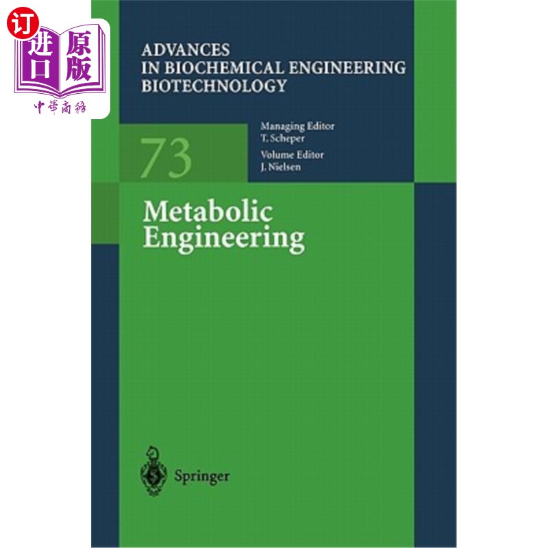 海外直订Metabolic Engineering 代谢工程