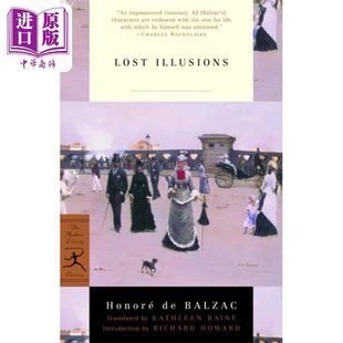LOST 中商原版 Balzac 幻灭 巴尔扎克 世界经典 英文原版 ILLUSIONS 大师经典 预售 Honoré 名著