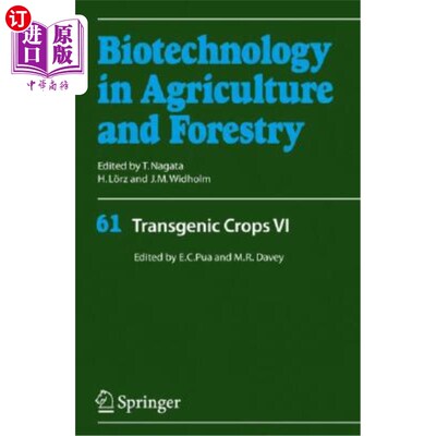 海外直订Transgenic Crops VI 转基因作物六世