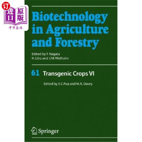 海外直订Transgenic Crops VI 转基因作物六世