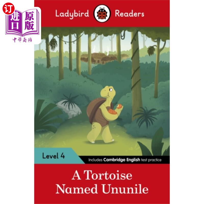 海外直订Ladybird Readers Level 4 - Tales from Africa - A... 瓢虫读者4级-非洲故事-一只叫Ununile的乌龟(英语四级阅读)图片