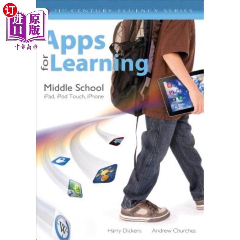 海外直订Apps for Learning, Middle School: Ipad, iPod Touch, iPhone 学习应用，中学:Ipad, iPod Touch, iPhone