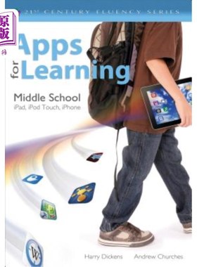海外直订Apps for Learning, Middle School: Ipad, iPod Touch, iPhone 学习应用，中学:Ipad, iPod Touch, iPhone