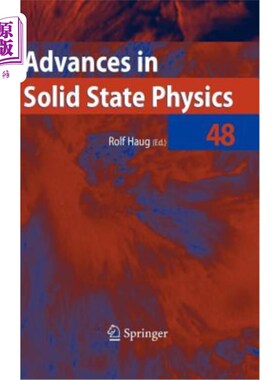 海外直订Advances in Solid State Physics 48 固体物理学进展48
