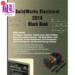海外直订Solidworks Electrical 2018 Black Book Solidworks Electrical 2018黑皮书