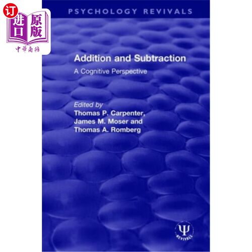 海外直订Addition and Subtraction: A Cognitive Perspective 加减法:一个认知的视角