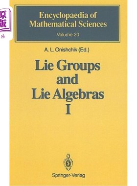 海外直订Lie Groups and Lie Algebras I: Foundations of Lie Theory Lie Transformation Grou 李群与李代数Ⅰ：李论的基础