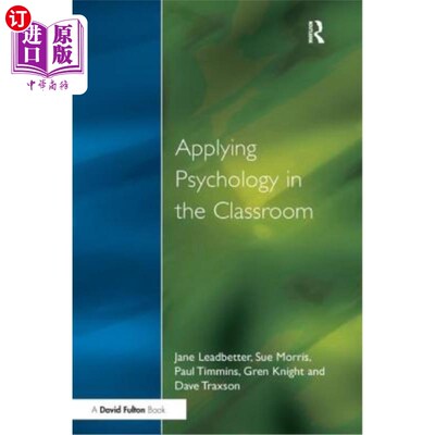 海外直订Applying Psychology in the Classroom 心理学在课堂中的应用