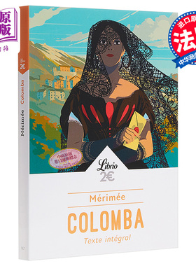 预售 Colomba 法文原版 高龙巴 Prosper Mérimée【中商原版】
