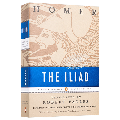预售 荷马史诗 伊利亚特 企鹅经典豪华版 毛边本 The Iliad Homer 英文原版 可搭奥德赛 The Odyssey