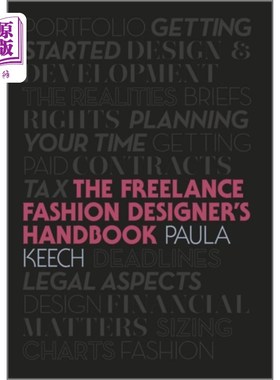 海外直订Freelance Fashion Designer's Handbook 自由时装设计师手册