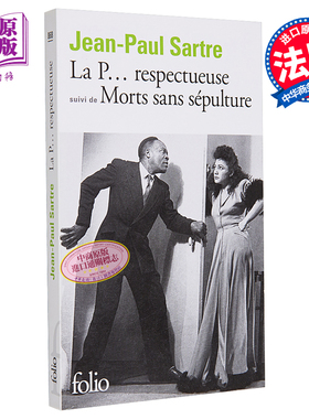 预售 【法文版】诺贝尔文学奖得主1964年 让保罗萨特 萨特戏剧 死无葬身之地 法文原版 Mort sans sepulture Jean Paul Sartre
