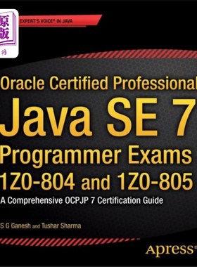 海外直订Oracle Certified Professional Java SE 7 Programm... Oracle认证专业Java SE 7程序员考试1Z0-804和1Z0-805