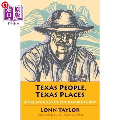 海外直订Texas People, Texas Places 德州人，德州地方