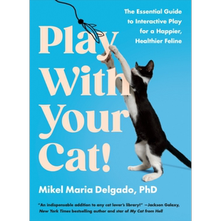 玩你的猫 互动玩耍指南让你的猫更快乐更健康 Play With Your Cat 英文原版 Mikel Maria Delgado 生活休闲【中商原版】