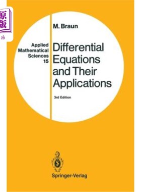 Differential Equations and Their Applications: An Introduction to Applied Mathem 微分方程及其应用：应用数学导论【中商原?