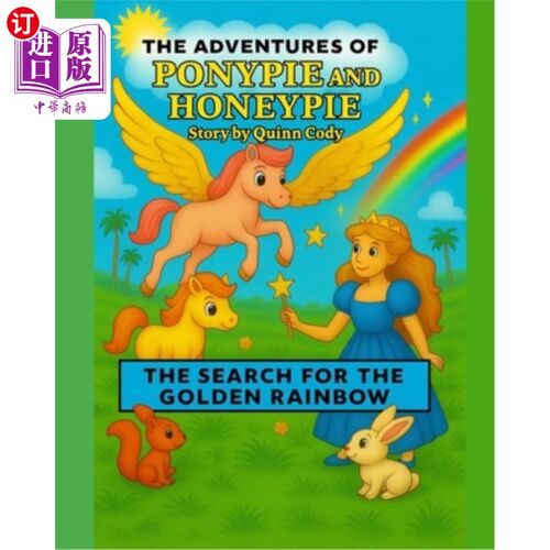 海外直订The Adventures of Ponypie and Honeypie the Search for the Golden Rainbow 小马比和蜜比的冒险：寻找金色彩虹