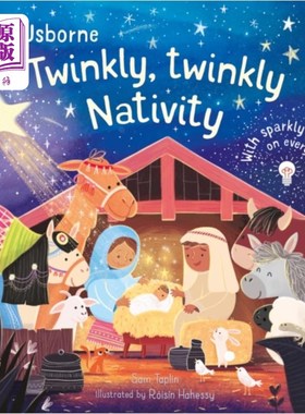 海外直订Twinkly Twinkly Nativity Book 闪闪发光的圣诞书