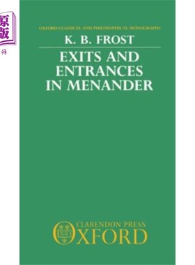 海外直订Exits and Entrances in Menander 米南德的出口和入口