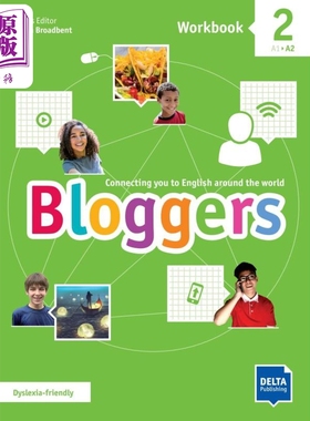 Bloggers 2 Workbook Delta for Teens CEFRA1-A2 博客2练习册 青少儿英语 英文原版进口图书教材教辅参考书 ELT【中商原版】