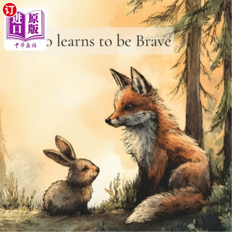 海外直订Milo the Little Red Fox Learns to be Brave 小红狐麦洛学会了勇敢