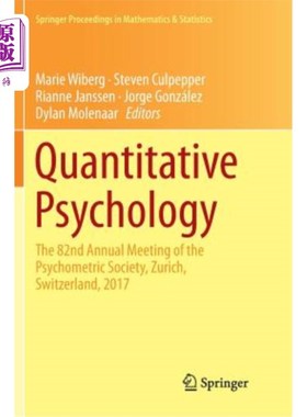 海外直订Quantitative Psychology: The 82nd Annual Meeting of the Psychometric Society, Zu 定量心理学：心理测量学会第