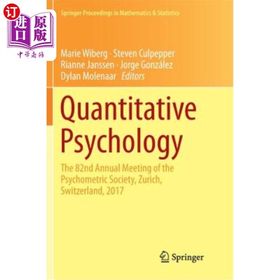 海外直订Quantitative Psychology: The 82nd Annual Meeting of the Psychometric Society, Zu 定量心理学：心理测量学会第