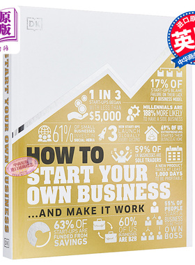 如何开始你的生意 英文原版 DK How to Start Your Own Business 企业运营 经营 创业 经管 经济 金融 投资 理财