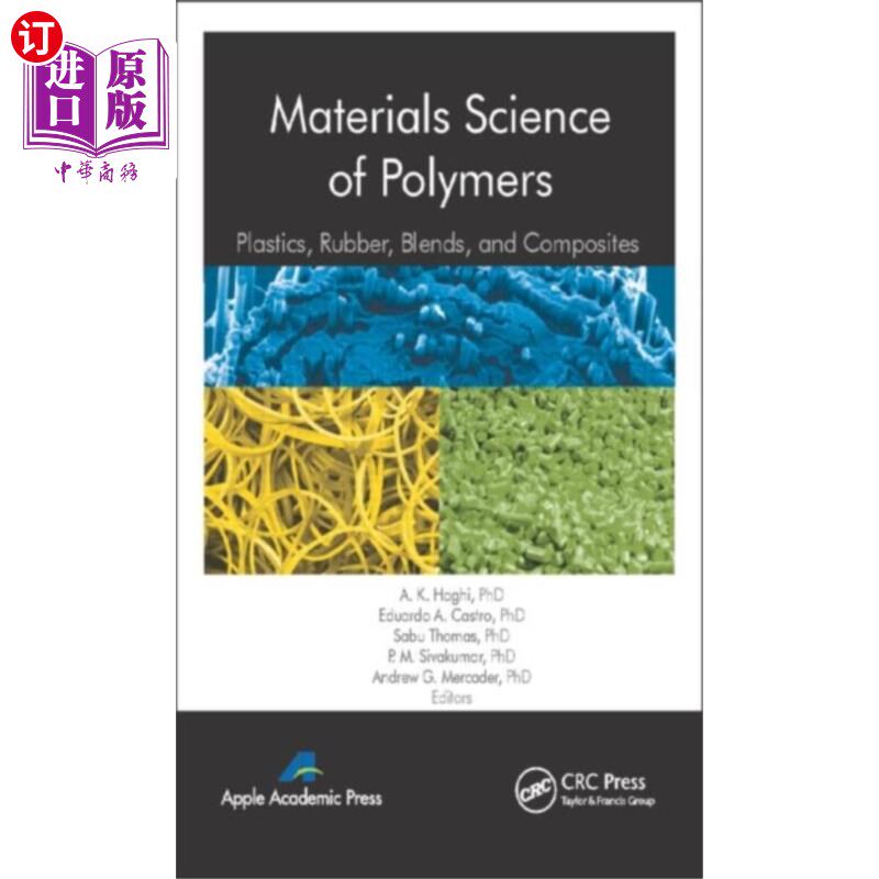 海外直订Materials Science of Polymers 高分子材料科学