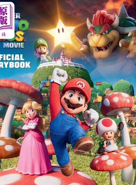 预售 Super Mario Bros. Movie Story 任天堂超级马里奥电影版故事 英文原版进口图书儿童绘本卡通动画电影故事书【中商原版】