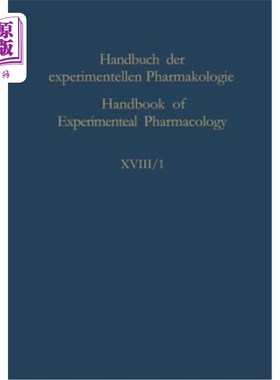 海外直订医药图书Histamine and Anti-Histaminics: Part 1: Histamine. Its Chemistry, Metabolism and 组胺和抗组胺药：第
