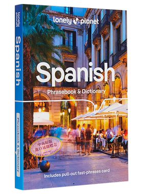 孤独星球短语和词典 西班牙语 第9版 英文原版  Lonely Planet Spanish Phrasebook & Dictionary 9【中商原版】