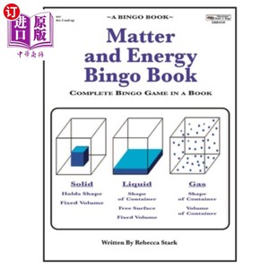 Bingo Book and 物质与能量宾果游戏书：在书中完成宾果游戏 Energy Game 海外直订Matter Complete