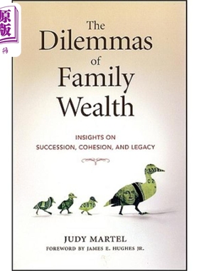 预售 家庭财富的困境 关于继承 凝聚力与遗产的见解 The Dilemmas Of Family Wealth 英文原版 Judy Martel【中商原版】