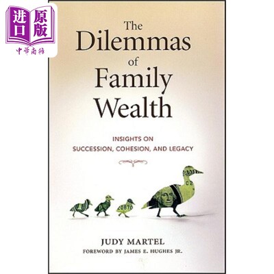 预售 家庭财富的困境 关于继承 凝聚力与遗产的见解 The Dilemmas Of Family Wealth 英文原版 Judy Martel【中商原版】