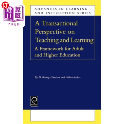 海外直订Transactional Perspective on Teaching and Learning: A Framework for Adult and Hi 交易性教学观：成人与高等教