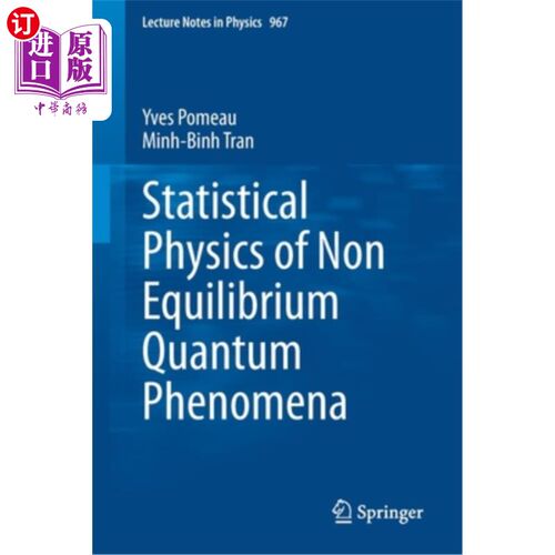 海外直订Statistical Physics of Non Equilibrium Quantum Phenomena 非平衡态量子现象的统计物理学“，