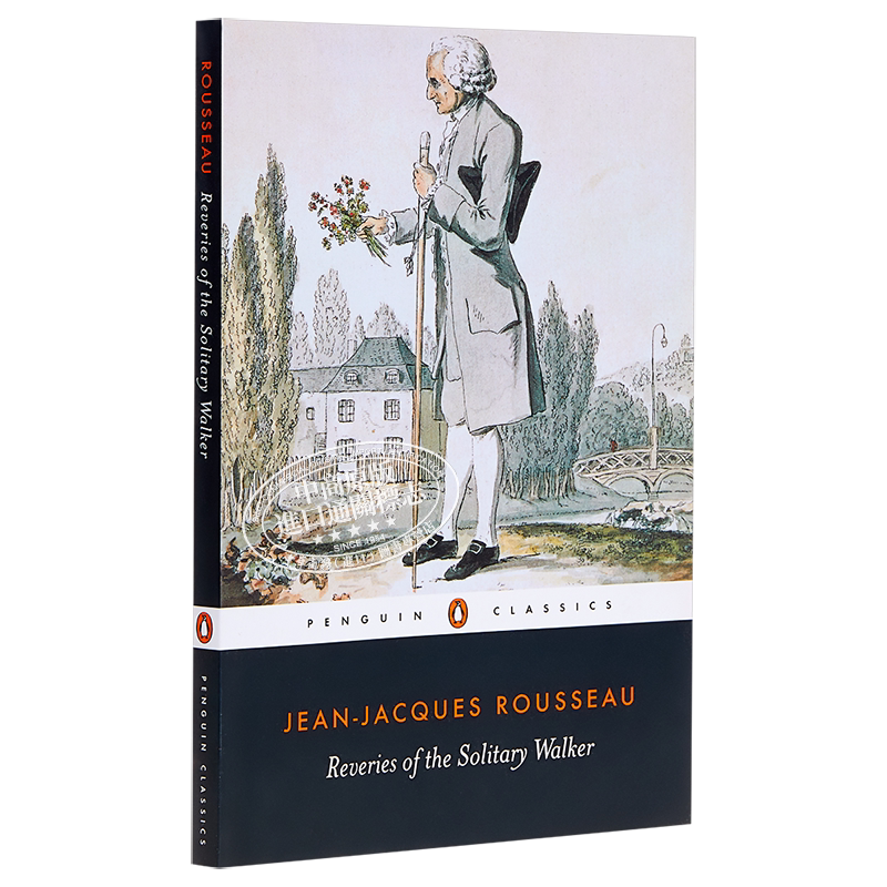 卢梭：一个孤独漫步者的遐想 英文原版 Reveries of the Solitary Walker Jean-Jacques Rousseau 【中商原版】
